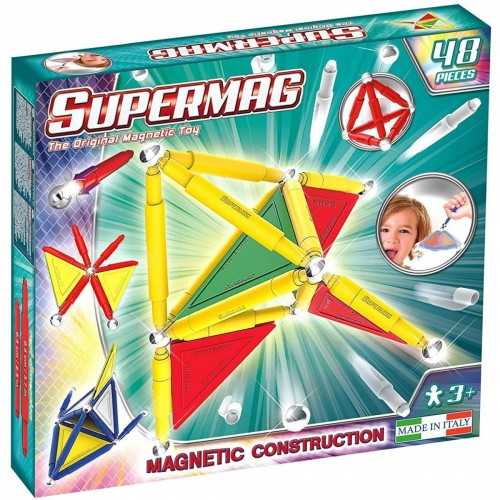 Selecta Supermag Primary 48 -piece magnet set