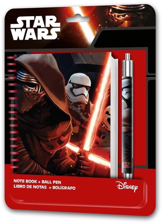 Hasbro Star Wars Disney Note Book with ballpoint pen