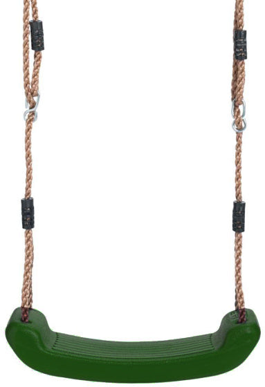 Sedile oscillante regolabile 43 x 17 cm verde scuro