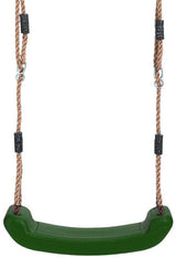 Sedile oscillante regolabile 43 x 17 cm verde scuro
