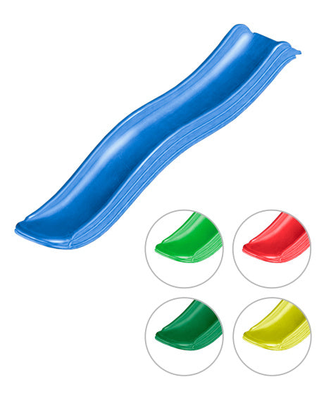 Swinging Mari Play Set se skluzavkovým dřevem Natural Blue