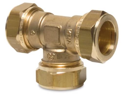 Bonfix t-koppeling 28x28x28mm knel