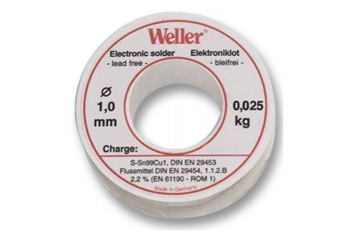 Weller Lötmittel -Blei -freie EL99 1mm 100gr