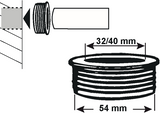 Cornat rubbernippel reductie 54mm - 32 40 - t318508