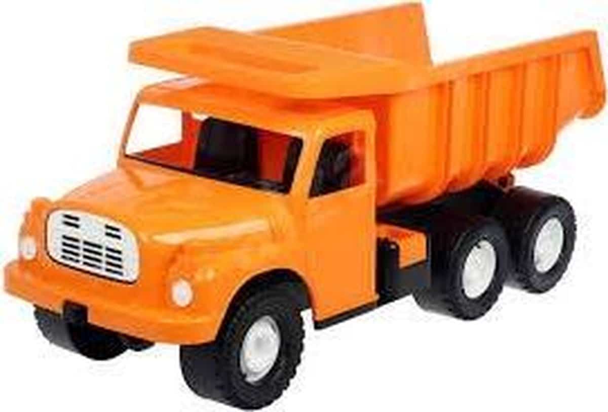 Dinotoys Tatra Kiepwagen Oranje 71 cm in size 100 kg