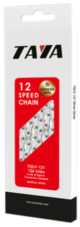 Taya Ketting Tolv-121 1 2x5 64x126, 12 speed, silver