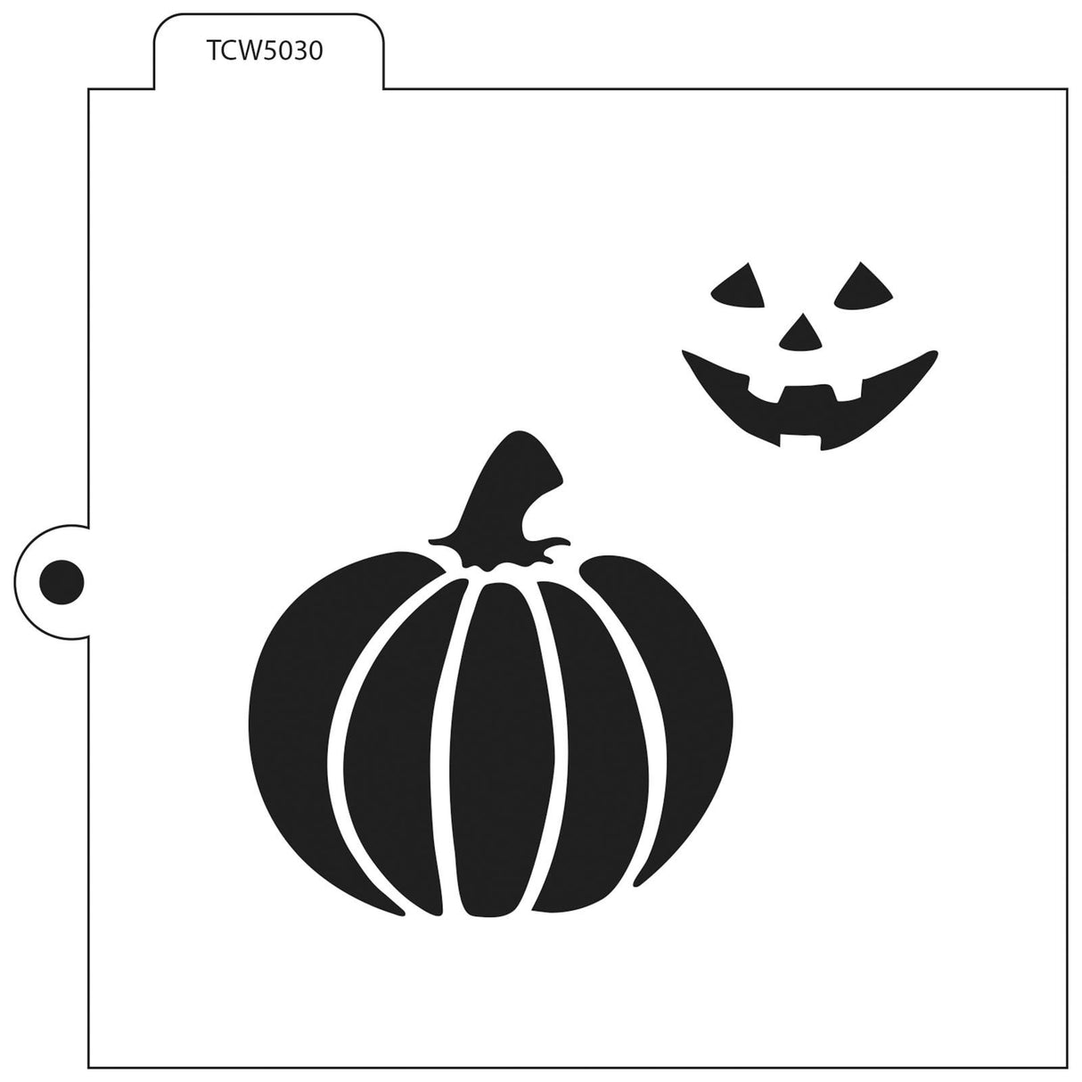 El taller del artesano • plantilla para galletas jack-o-lantern
