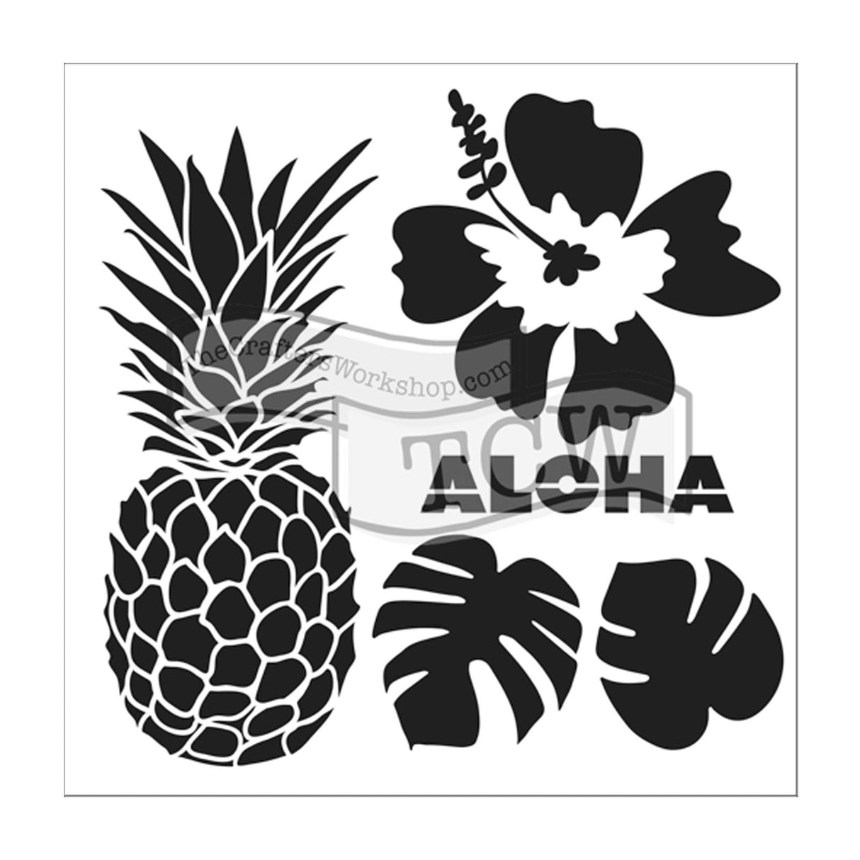 Работилницата на майстора • шаблон 30х30см aloha
