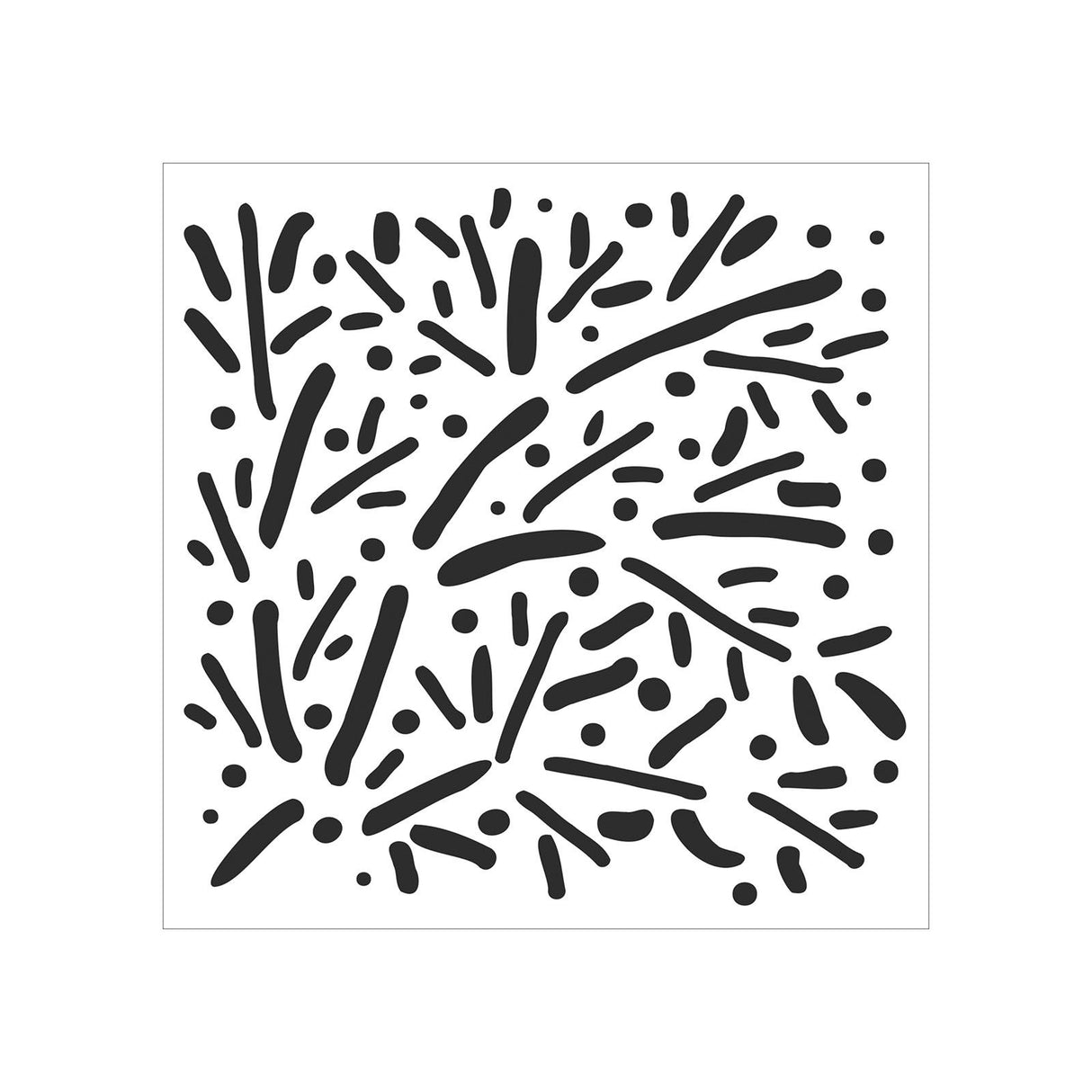 The crafter's workshop • template 15.2x15.2cm scattered branches