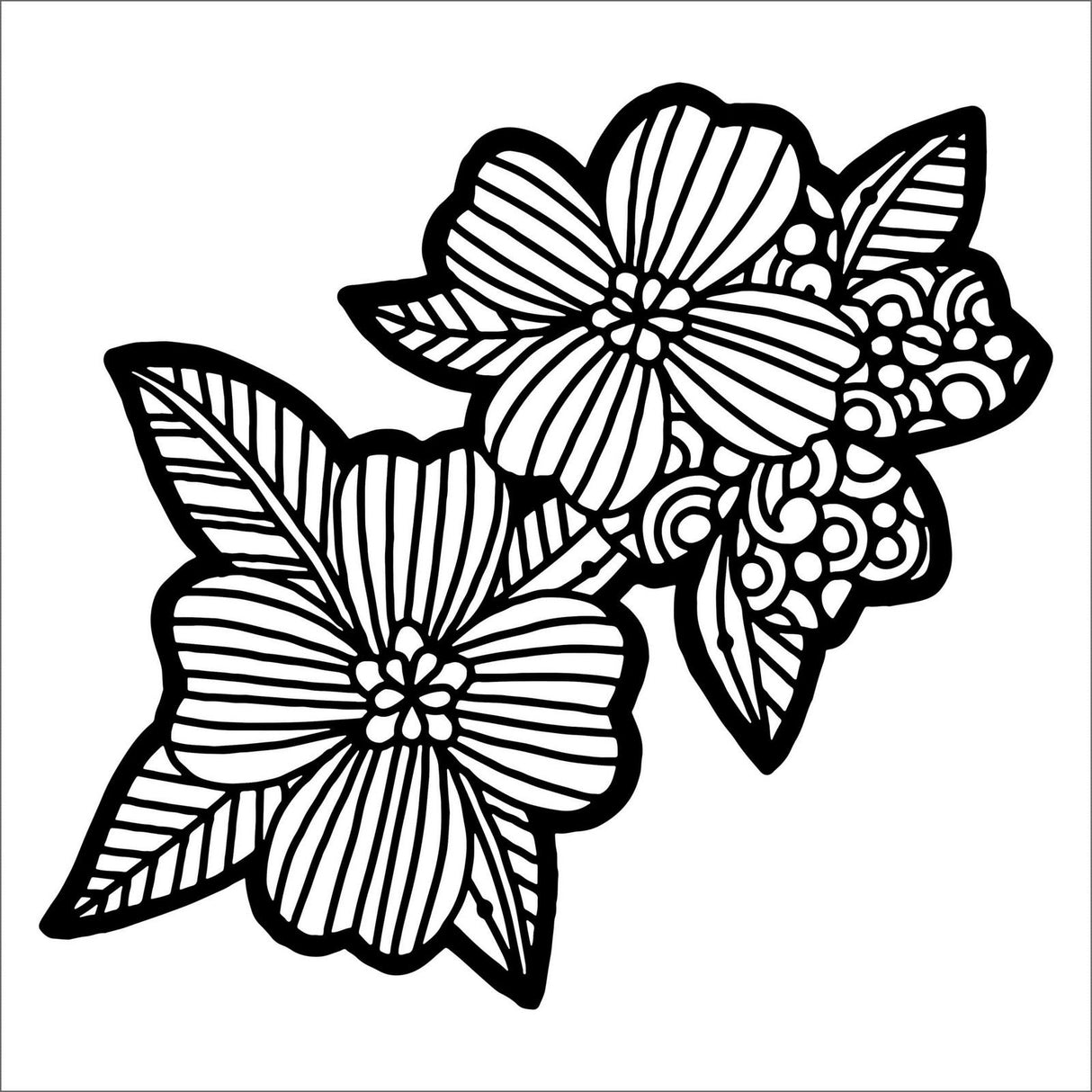 El taller del artesano • plantilla cornejo par 30,5x30,5cm