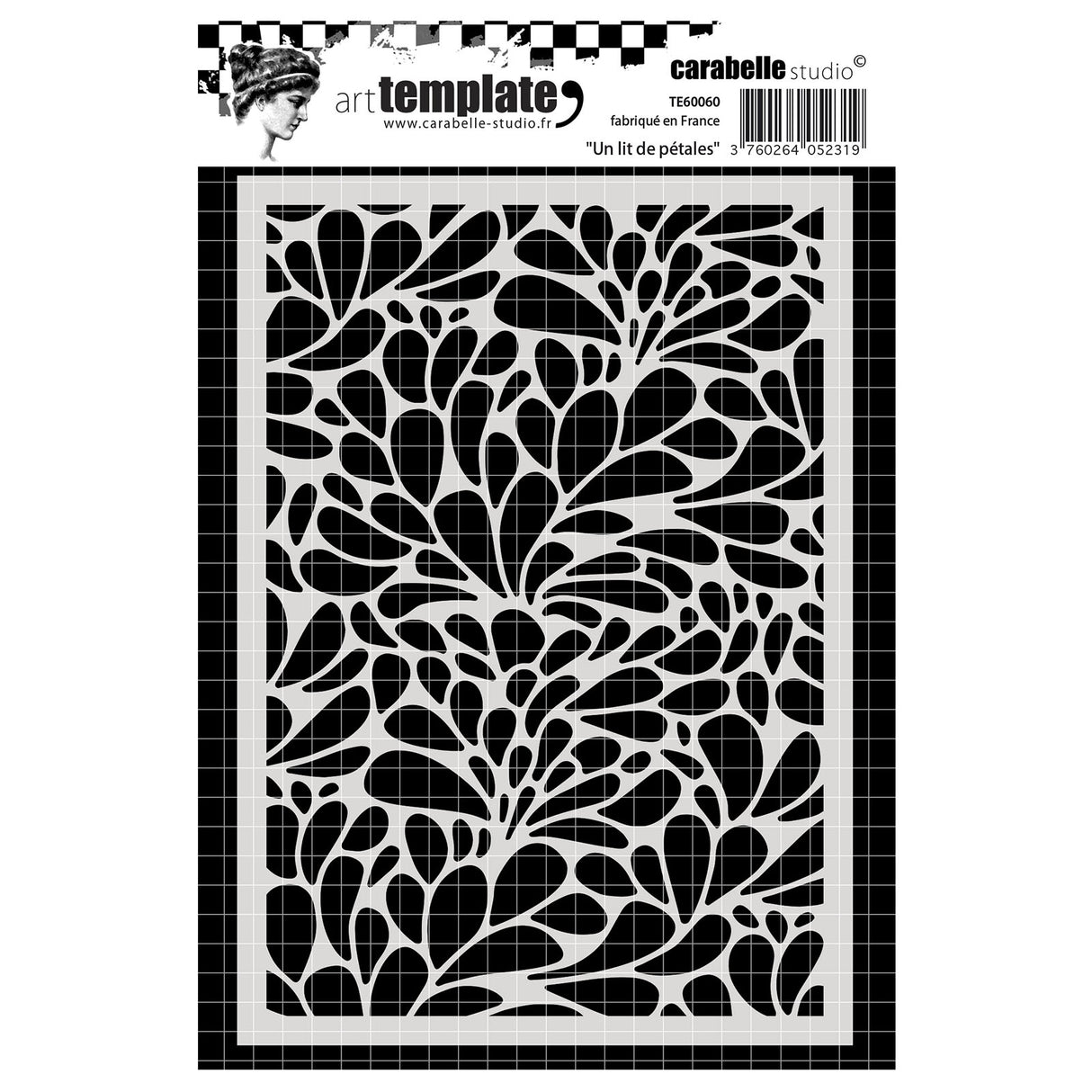 Carabelle studio • template 10.5x14.8cm with the petals