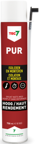 Tec7 pur | isolatie- en montageschuim | 750ml - 670001000