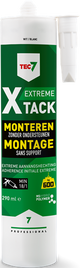 Tec7 x-tack patroon snelle montagekit 290ml wit - 534525000