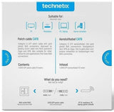 Enzo technetix patchkabel utp cat6 10m wit - 2077020