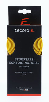 Tecora handlebar tape cork yellow