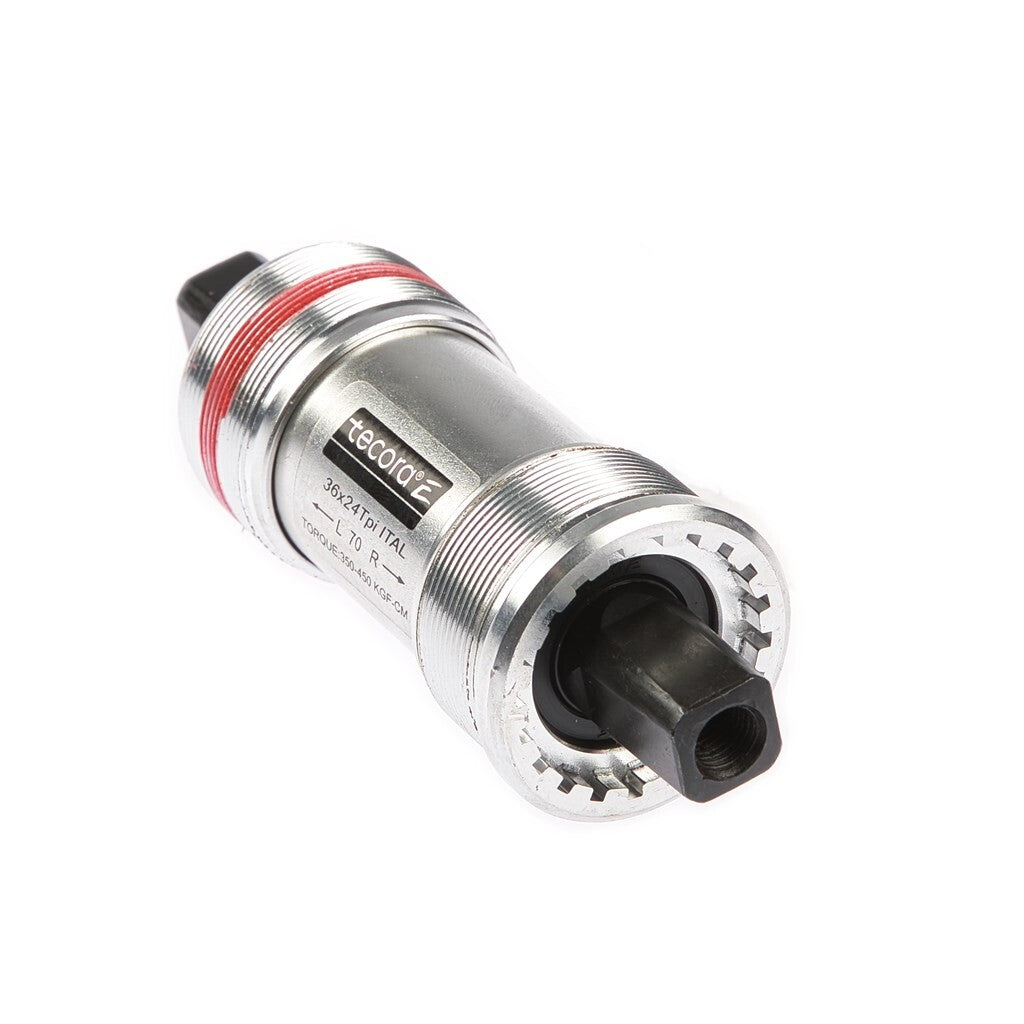 Tecora E Bottom Bracket 113mm Italský 36x24tpi, Alu Cup