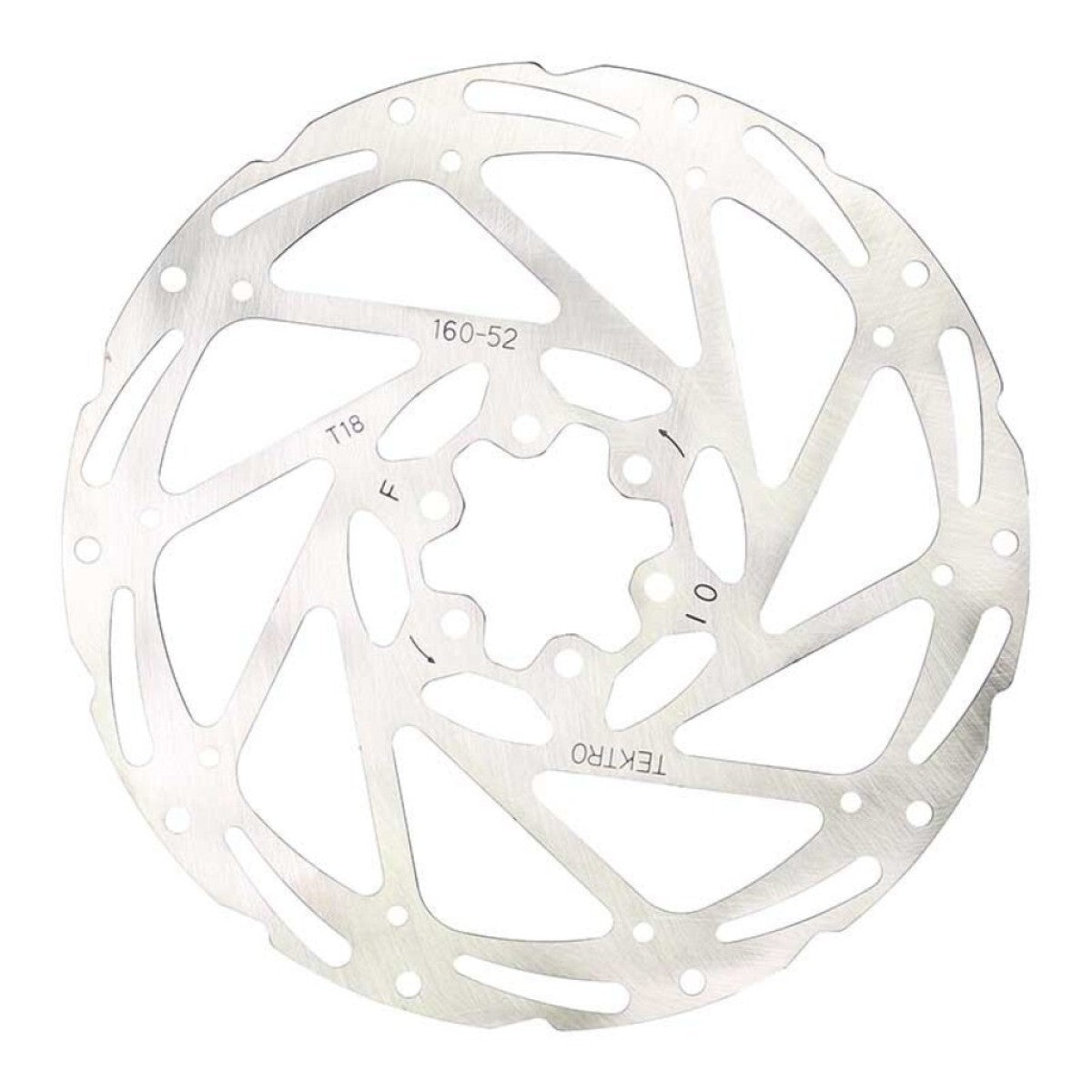 Tektro disc brake rotor tr160-52 ø160mm, silver