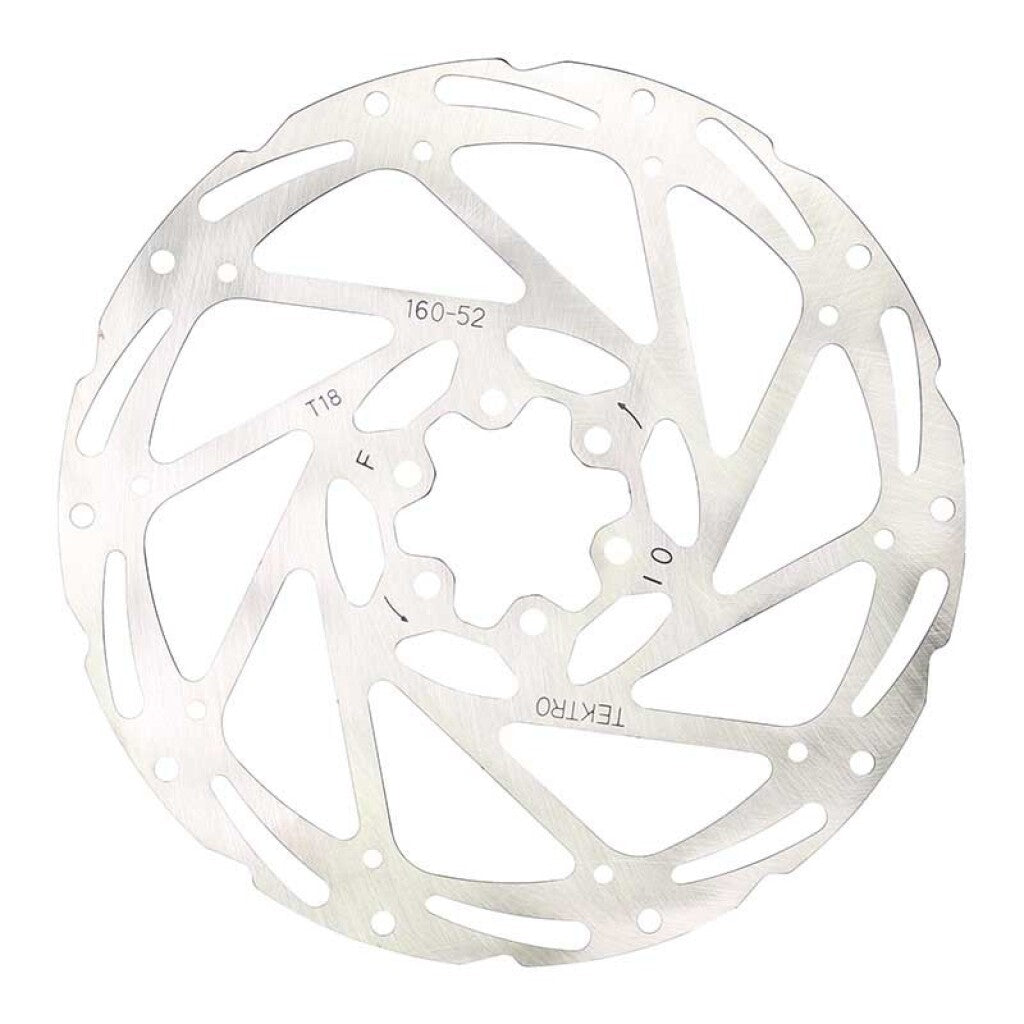 TEKTRO TR160-52 BRZDOVÝ DISC ROTOR Ø160MM 6-bodové stříbro