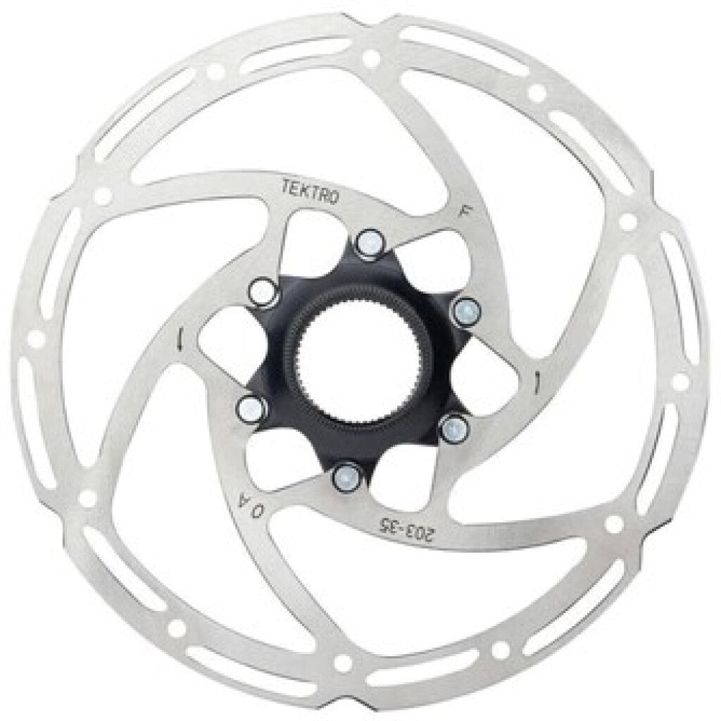 Rotore freno a disco tektro TR203-35 Ø203mm, Centerlock, Silver