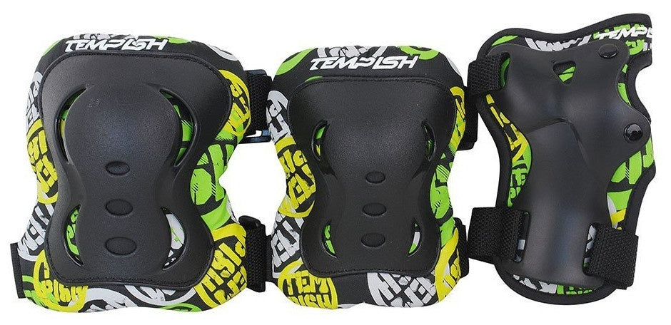 Tempish Protection Set FID Junior sort størrelse XS