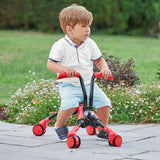 Bugs Scramblebug Beetle med 4 hjul junior rød svart