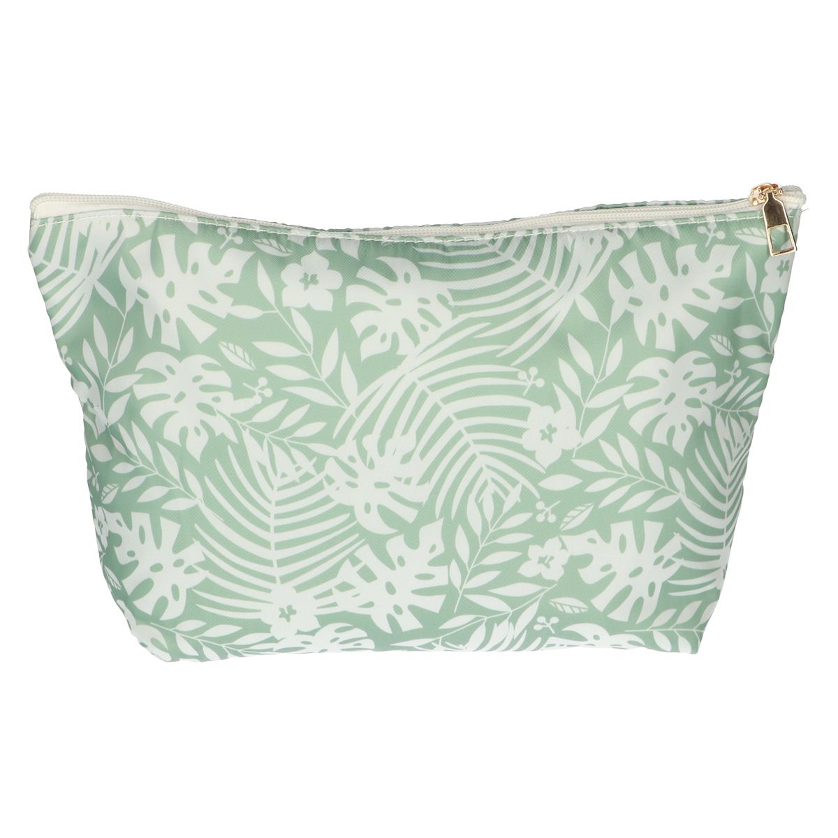 Traveller Kulturbeutel palmengrün weiß 30cm x 19,5cm