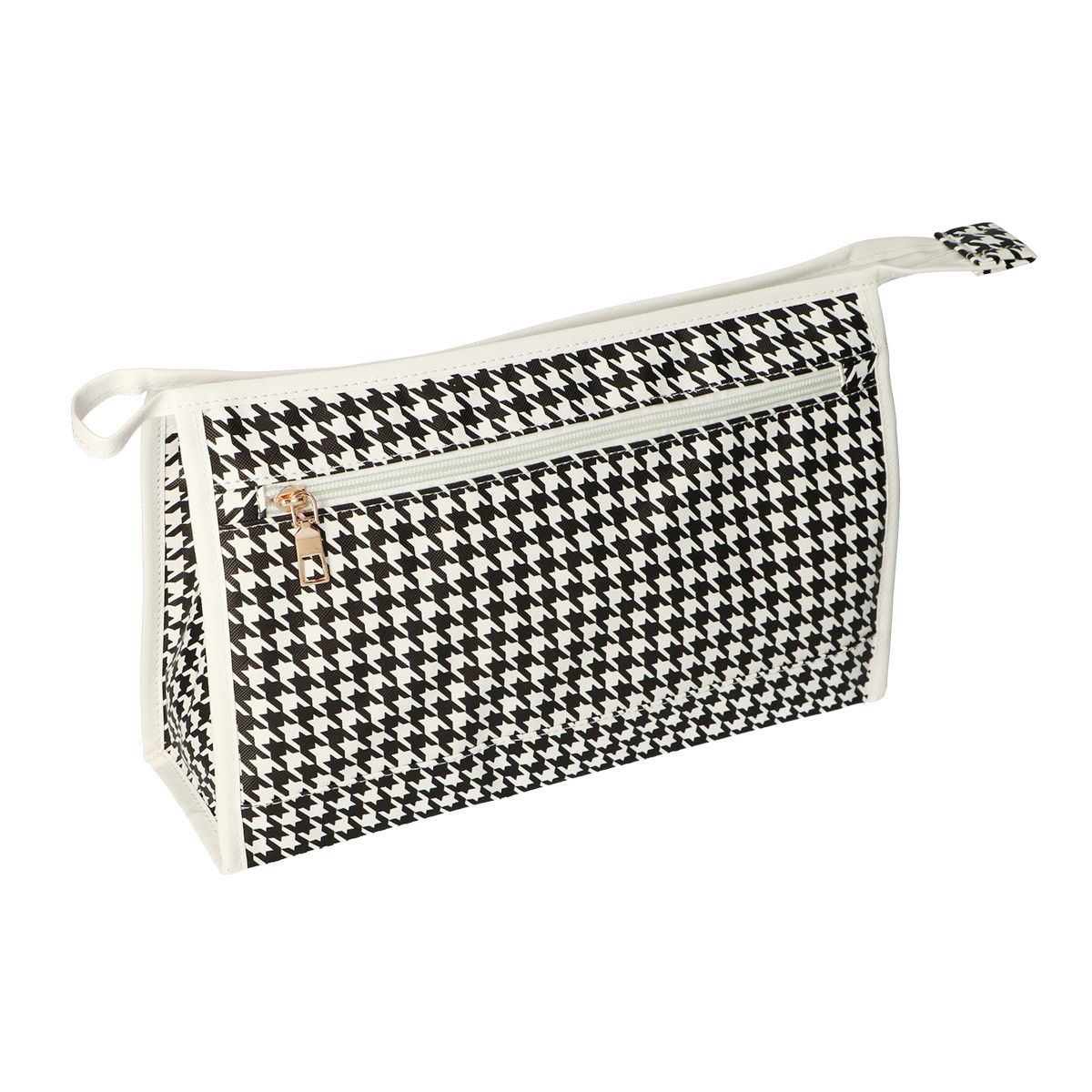 Rejsetoilettaske houndstooth 30cm x 19,5cm