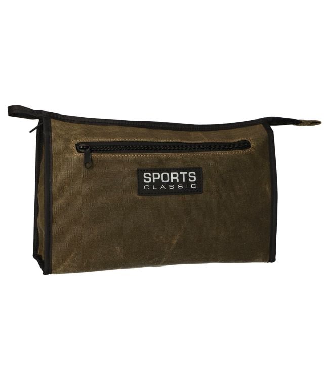 Reesend Toilett Baggeschäft klassesch Militär gréng 35cm x 24cm
