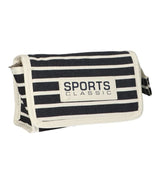 Traveler mirror bag Stripe Blauw Sports Classic 16.5x11cm