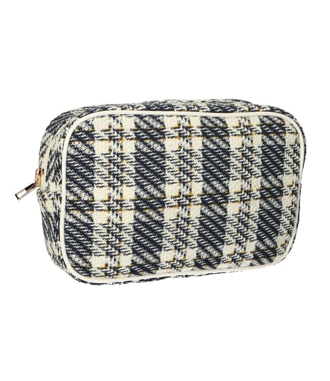 Traveler toilet bag Box Tweed window 26x16cm