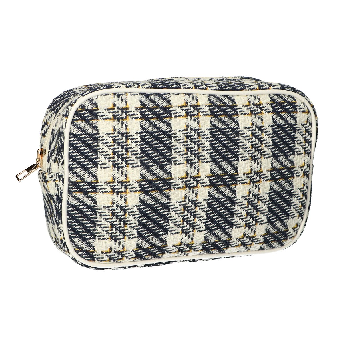 Traveler toiletry box tweed check 26x16cm