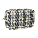 Traveler toiletry box tweed check 26x16cm