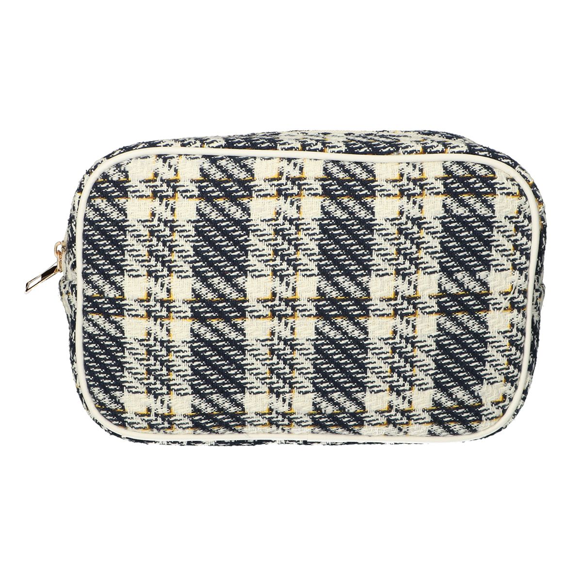 Traveler toiletry box tweed check 26x16cm