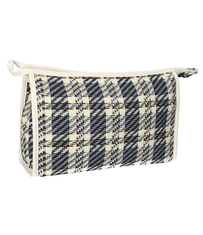 Traveler toilet bag Tweed window 26x16cm