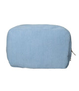 Traveler toilet bag rib fabric blue 28x17cm