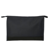 Traveler toilet bag rubber bottom black 35x24cm