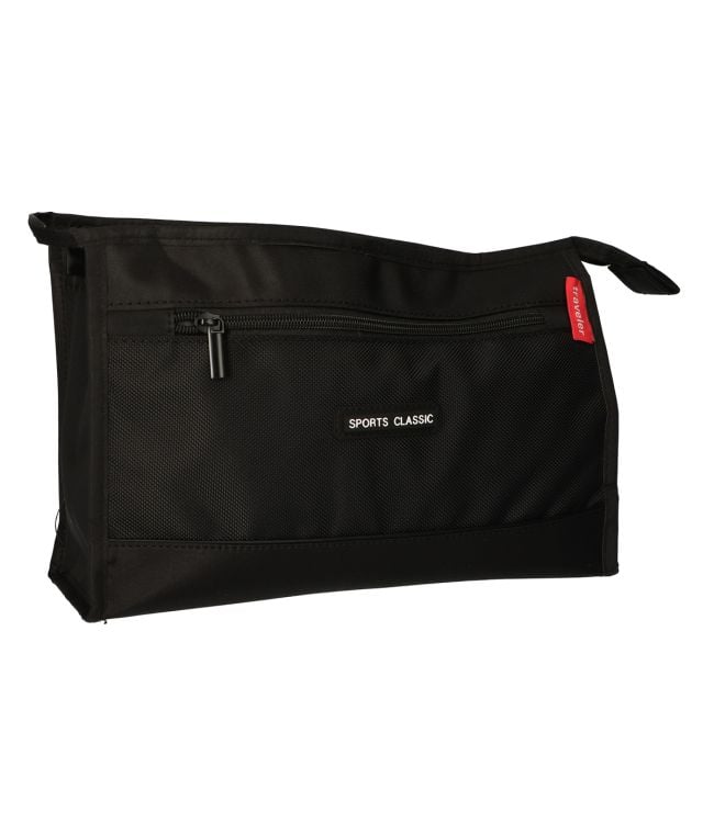 BASSE DI VIAGGIO DI VIAGGIO SPORTS CLASSICO NERO 30X19,5 cm