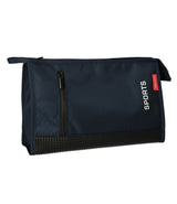 Traveler toilet bag rubber blue 30x19.5cm