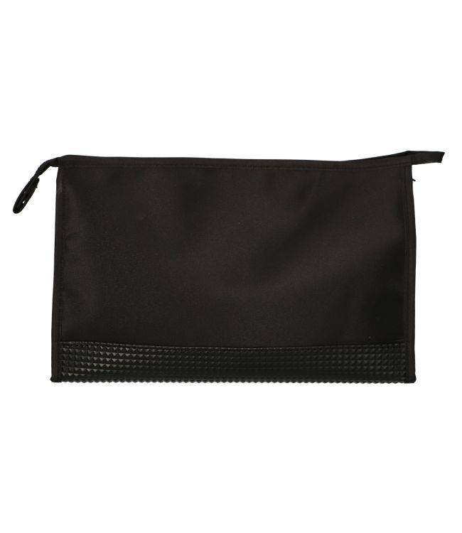 Traveler toilet bag rubber black 30x19.5cm