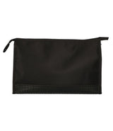 Traveler toilet bag rubber black 30x19.5cm