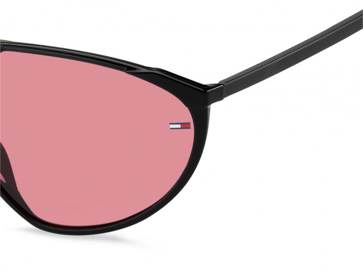 Sluneční brýle Tommy Hilfiger 0027 S Unisex Cat.3 Nylon Black Pink