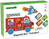 TOKY TOY Educational Wooden Magnet Plate Transport 80-piece