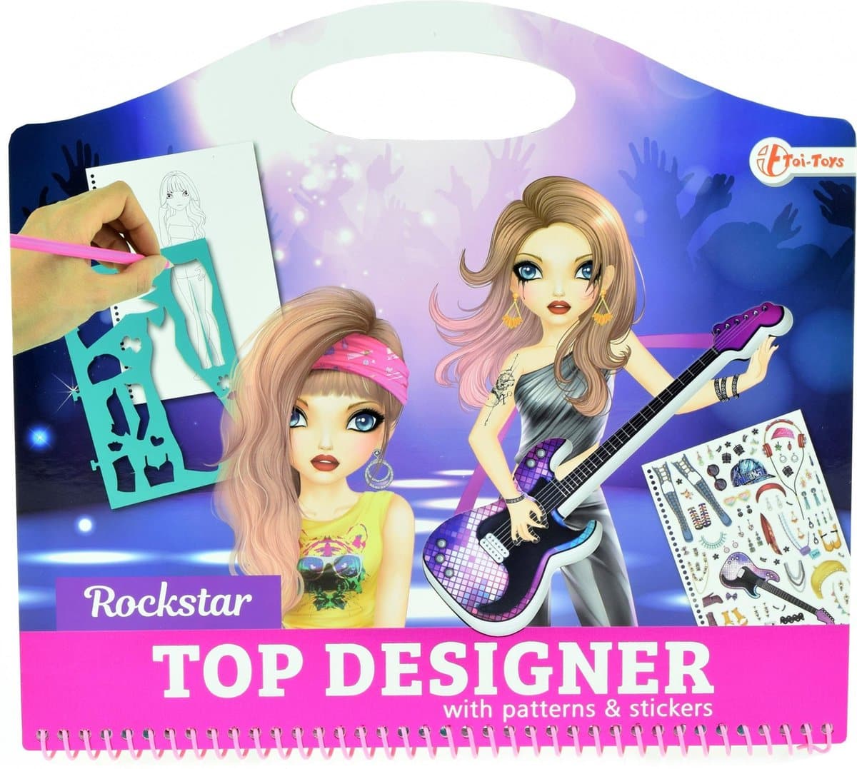 Toi-Toys Top Designer Rockstar with stickers and templates