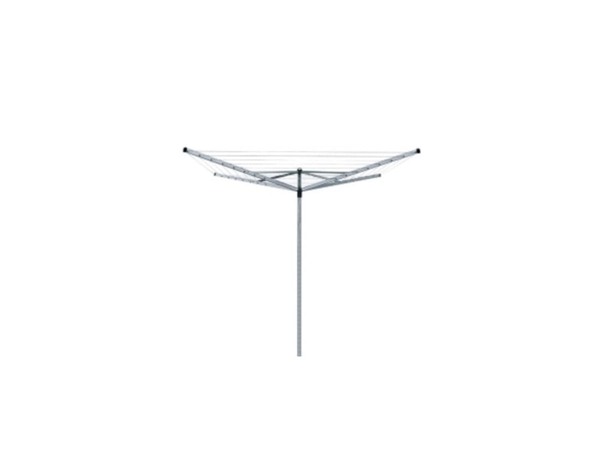 Brabantia Top Spinner 40m + Erdanker – Metallic-Grau
