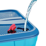 Swingball basketball post with All Surface Basic Dark Blue Blue