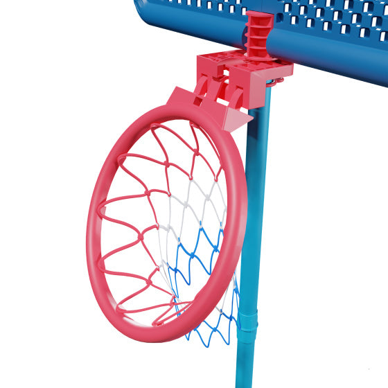 Swingball basketball post with All Surface Basic Dark Blue Blue