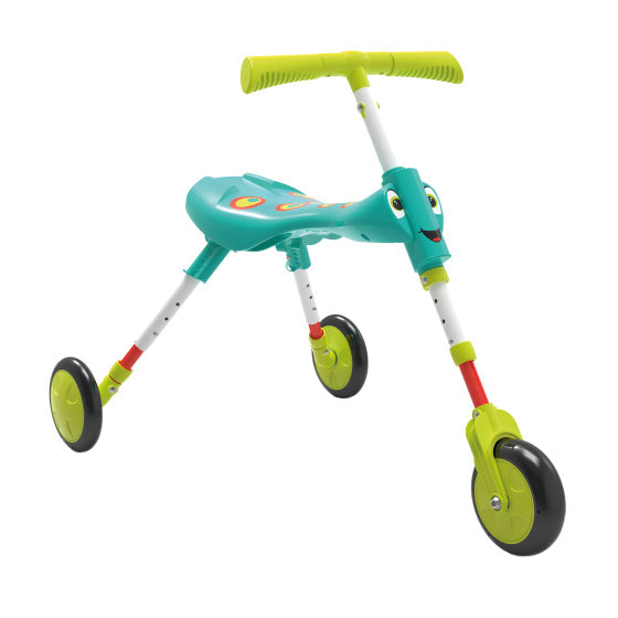 Les insectes Scuttlebug XL Splicge Bree Bike avec 3 roues junior turquoise vert