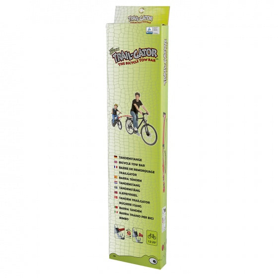 Trail-gator Tandem Bar 25.4 31,8 mm jeklena rdeča