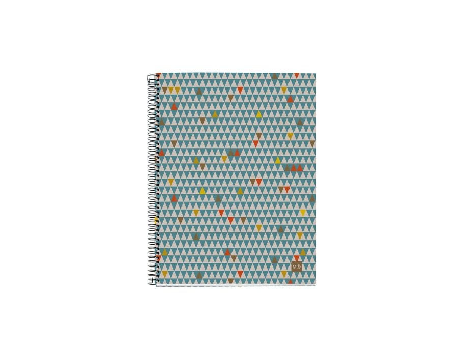 Notebook Miquelrius - Triangles - A5 quadriculado - 120 páginas