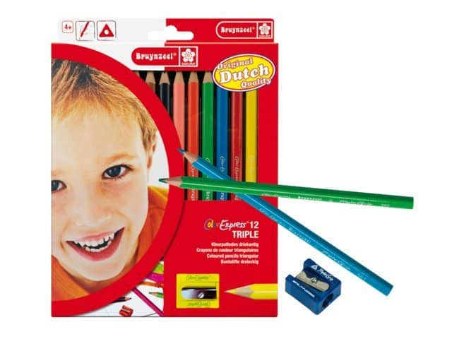 Bruynzeel - 12 triple pencils
